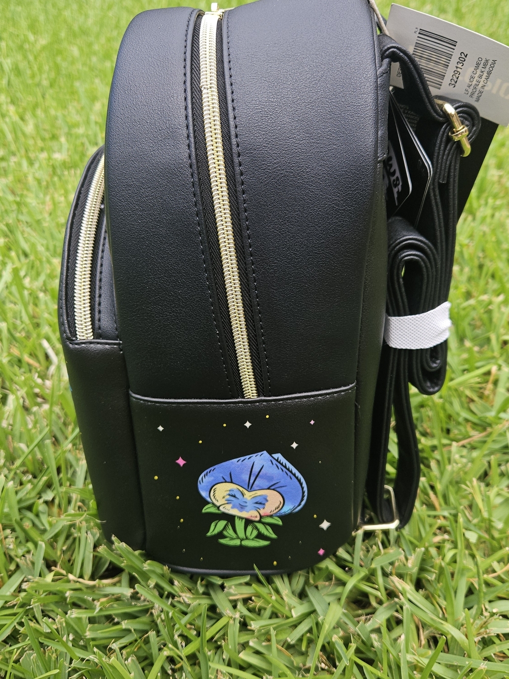 Loungefly Alice in Wonderland Black Mini Backpack - Picture 5 of 11